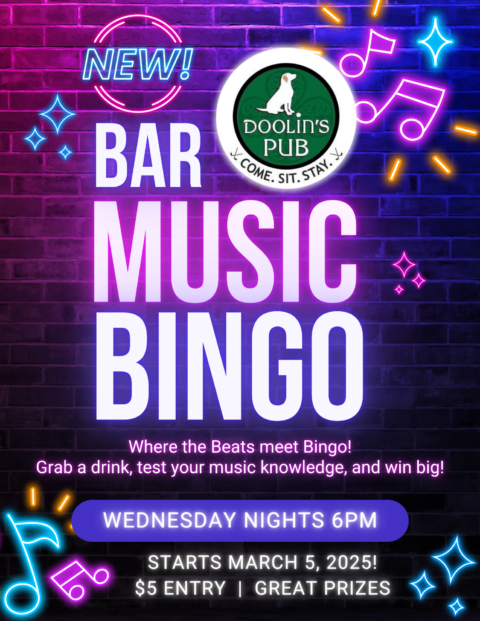 Bar Music Bingo